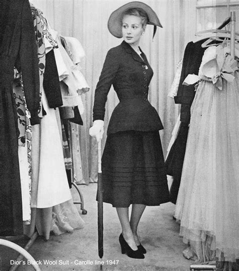 what fabrics did christian dior use|Christian Dior 1947 collection designs.